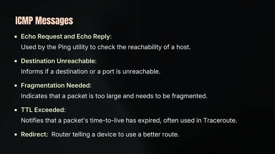 ICMP Messages