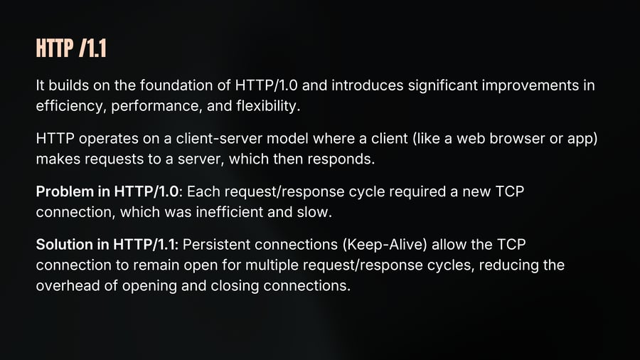 HTTP /1.1
