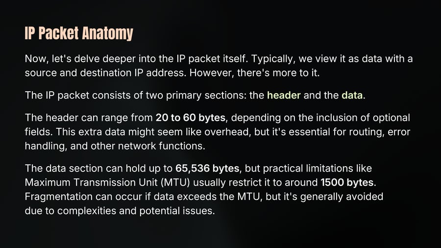 IP Packet Anatomy