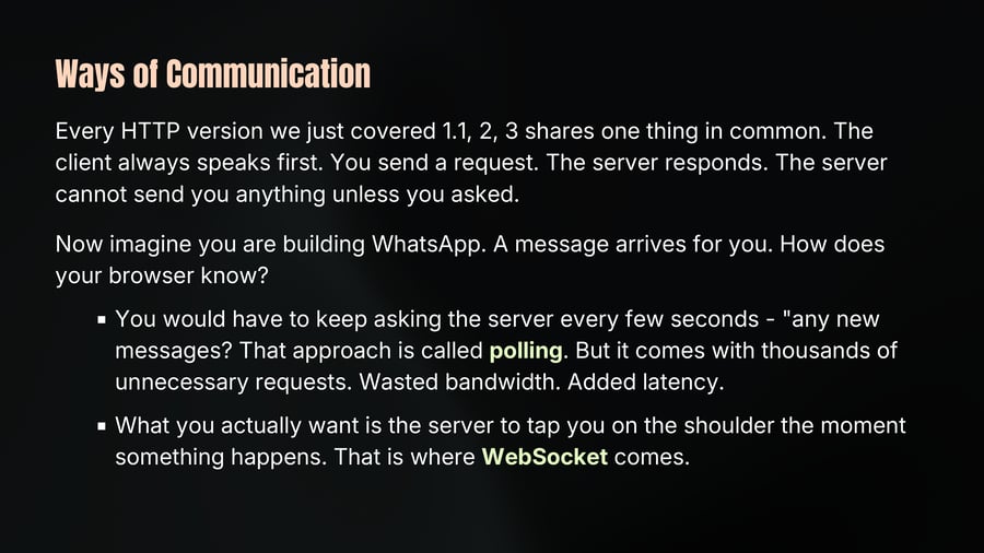 Ways of Communication
