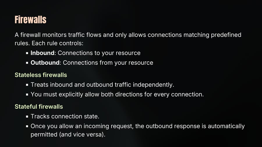 Firewalls
