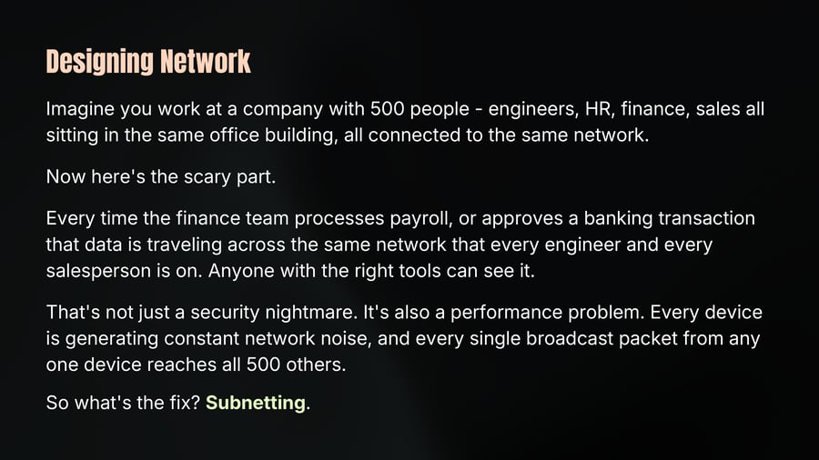 Designing Network