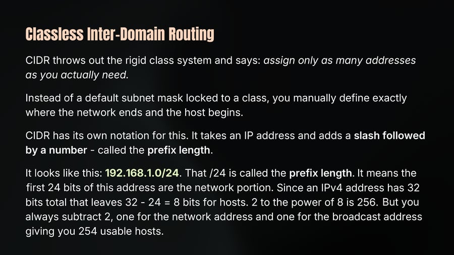 Classless Inter-Domain Routing