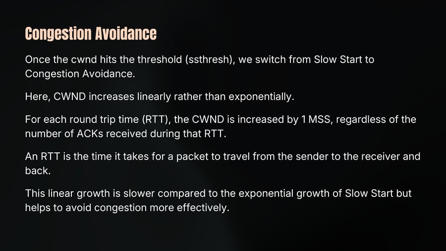 Congestion Avoidance