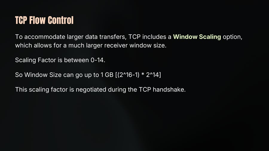 TCP Flow Control
