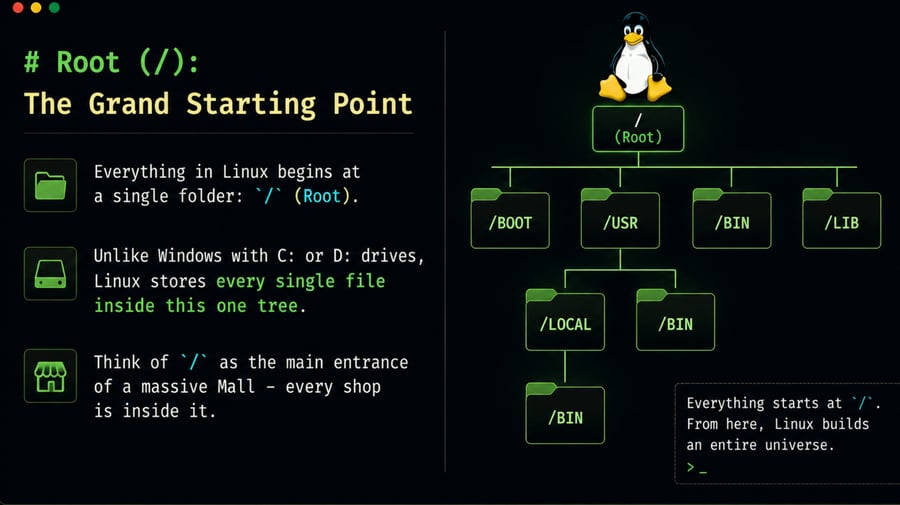 Everything starts with Root