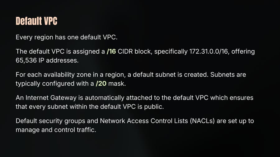 Default VPC