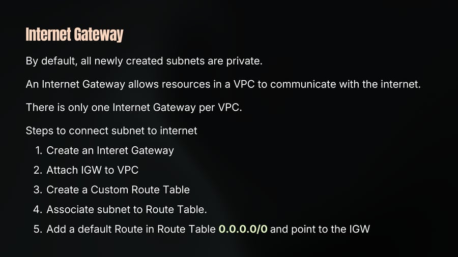 Internet Gateway