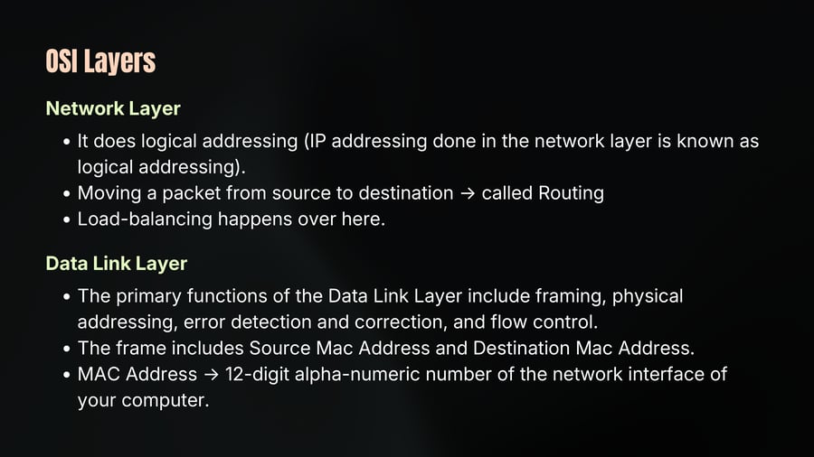 OSI Layers
