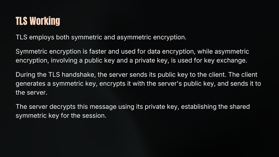 TLS Working