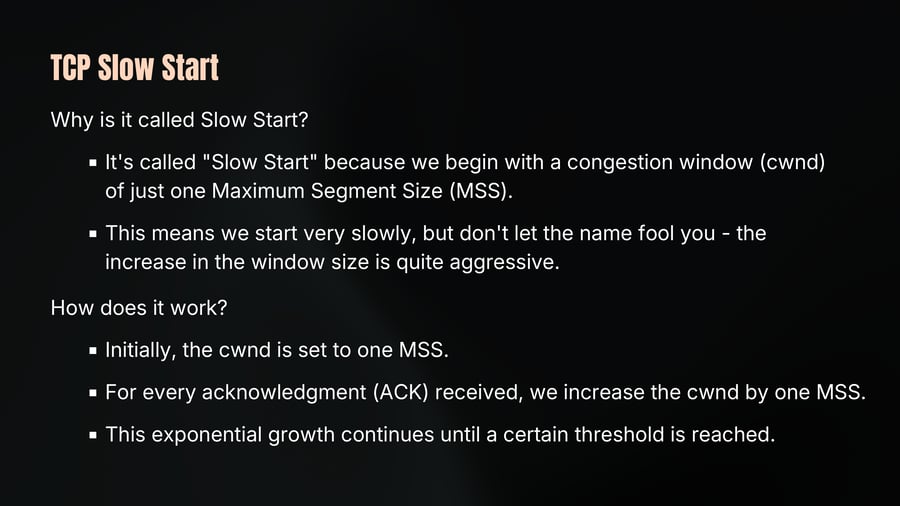 TCP Slow Start
