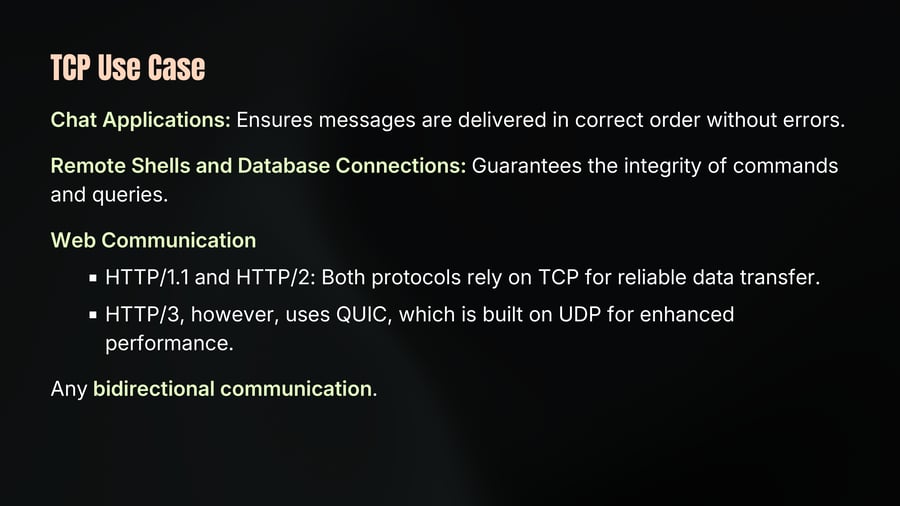 TCP Use Case
