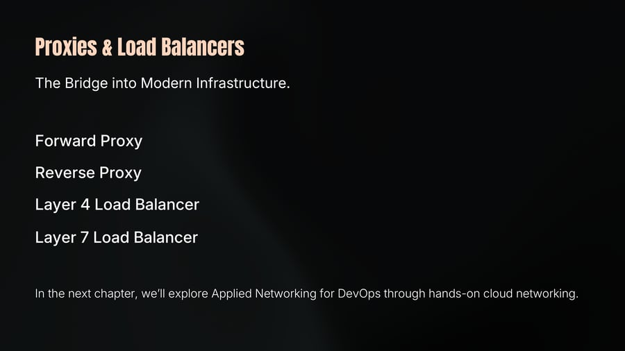 Proxies & Load Balancers